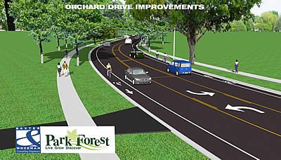 orchard-drive-redesign-bike-lanes-082009