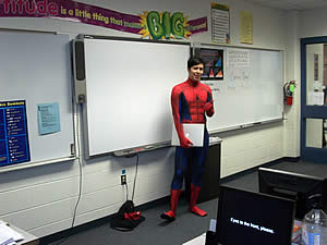 Paul Heid as Spiderman