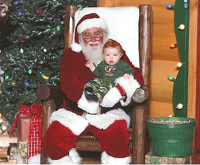 Rider Carroll and Santa Clause