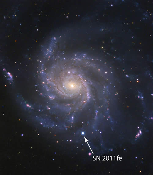 SN 2011fe in the Pinwheel Galaxy (M101)