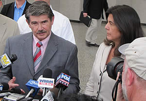 Cook County Clerk David Orr and Cook County State's Attorney Anita Alvarez