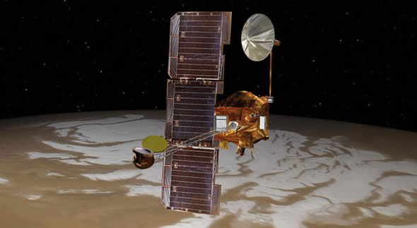 Mars Odyssey spacecraft