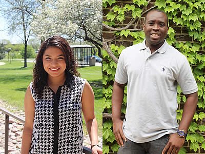Cecilia Reyes and Nandjui-Yannick Richard Koutouan