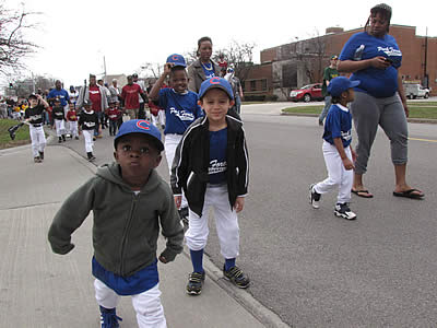 Park Forest Baseball opening day parade