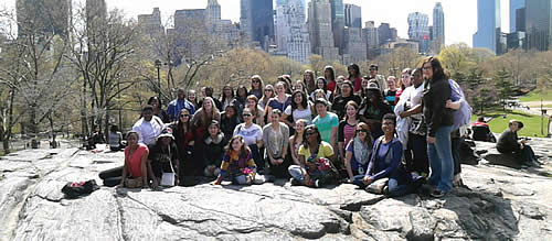 Marian choir members in New York