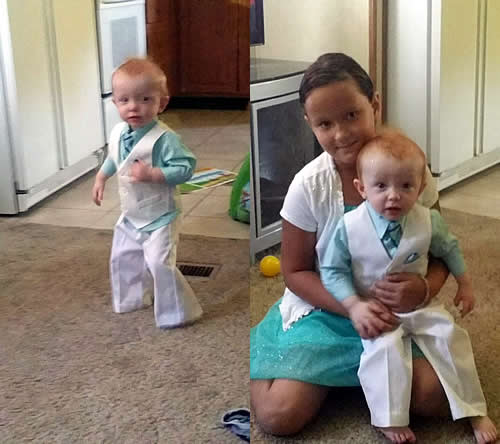 James Kopycinski Jr. and sister Lillian
