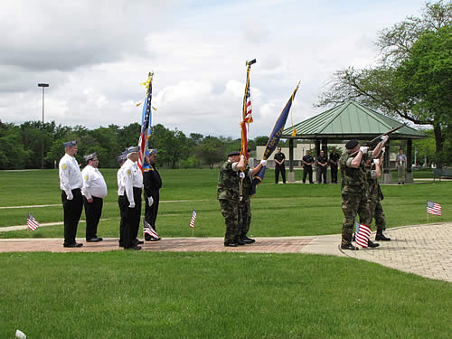 Color Guard Memorial Day in Park Forest