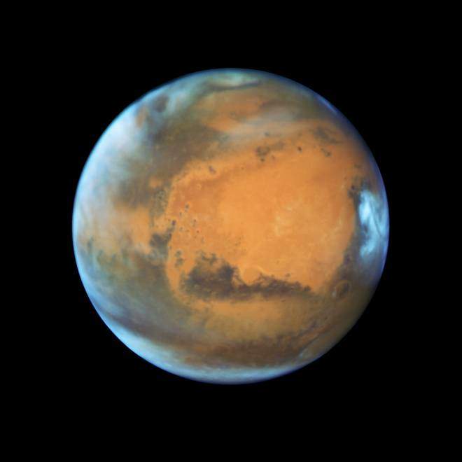 Mars taken from the Hubble