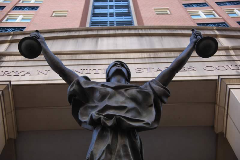 Justice, Albert V. Bryan District Courthouse, suburban musician