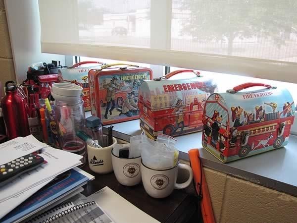 firefighter lunch boxes, bruce ziegle