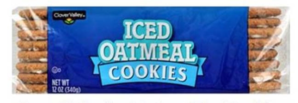 Recalled iced oatmeal cookies