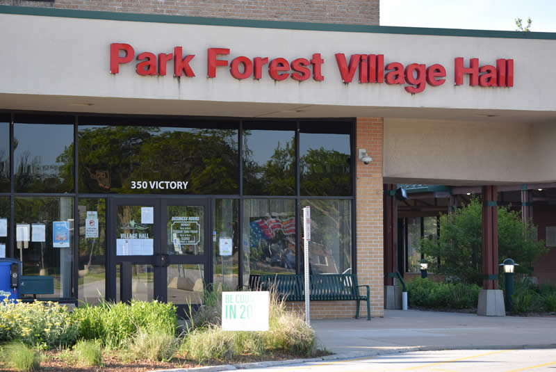 Park Forest Village Hall, approve commission members
