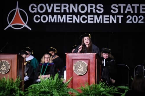 Alumnae Kim Gonzalez, commencement 2022