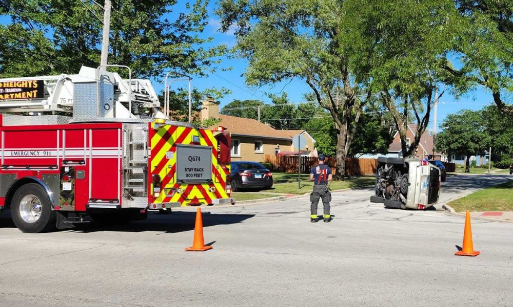 Cars collided at Ashland Ave. and 13th St. in Chicago heights