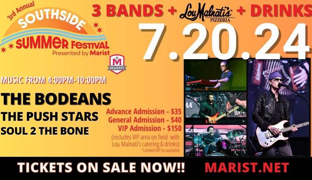 The BoDeans will headline the third annual Southside Summer Festival, presented by Marist, which will take place on Saturday, July 20th