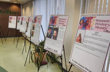 Women Veterans at Village Hall, posters