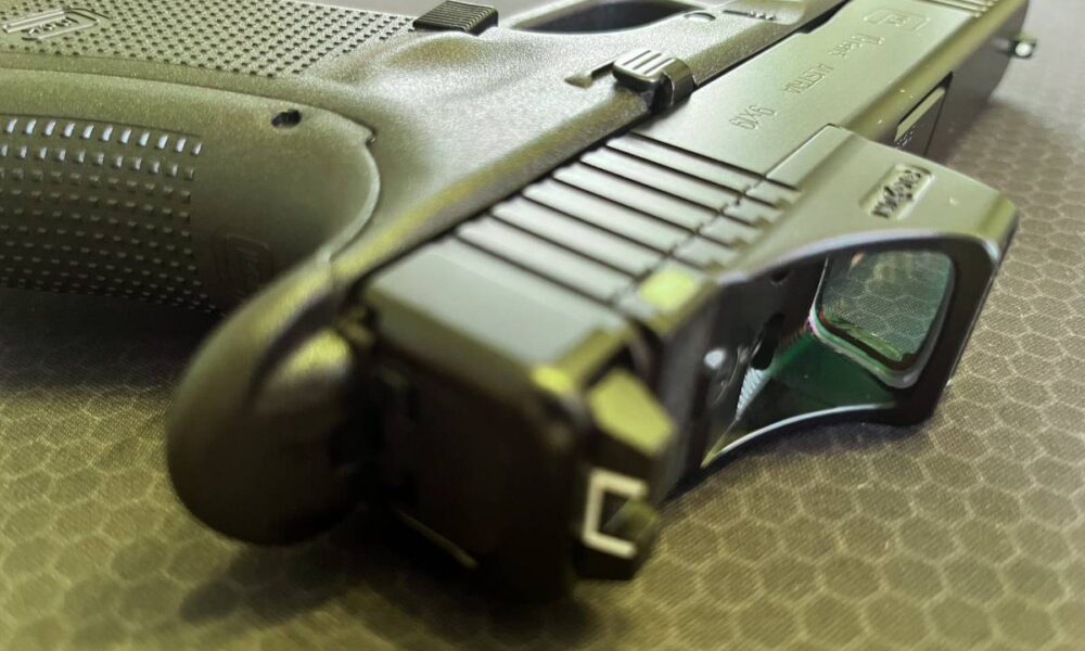 firearm with alcohol charge, a 9 mm Glock 19