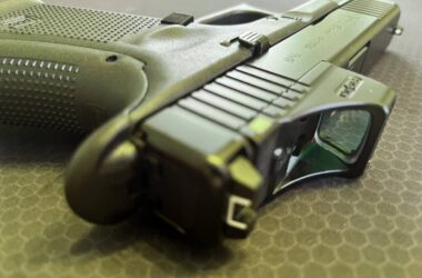 firearm with alcohol charge, a 9 mm Glock 19