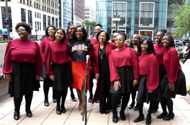 Southland College Prep Girls Choir and Fox 32 anchor Anita Blanton