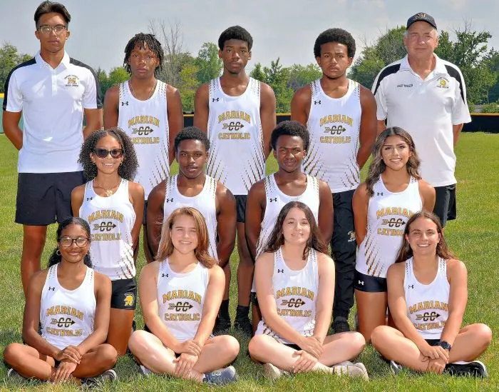 Spartan Roundup, Marian Catholic 2025 Cross Country team.