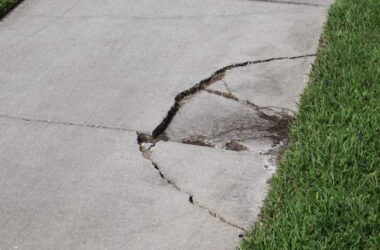 broken sidewalks
