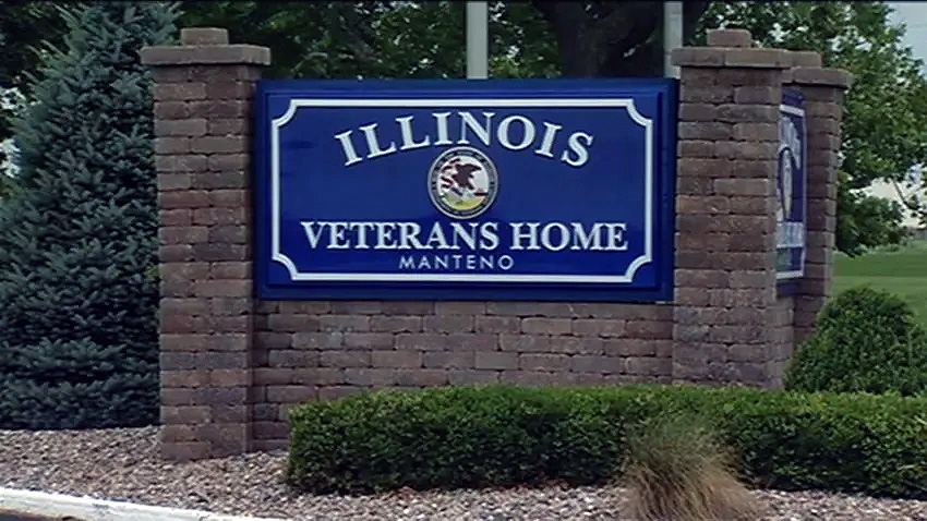 Illinois Manteno Prince Veterans Home sign