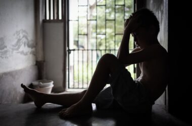 stop sexual exploitation of children, boy seated