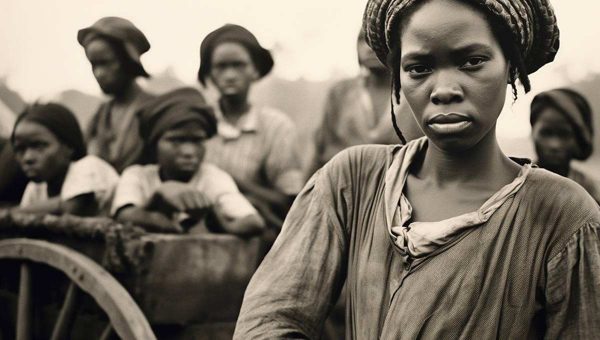 African slaves, representing Ona Judge