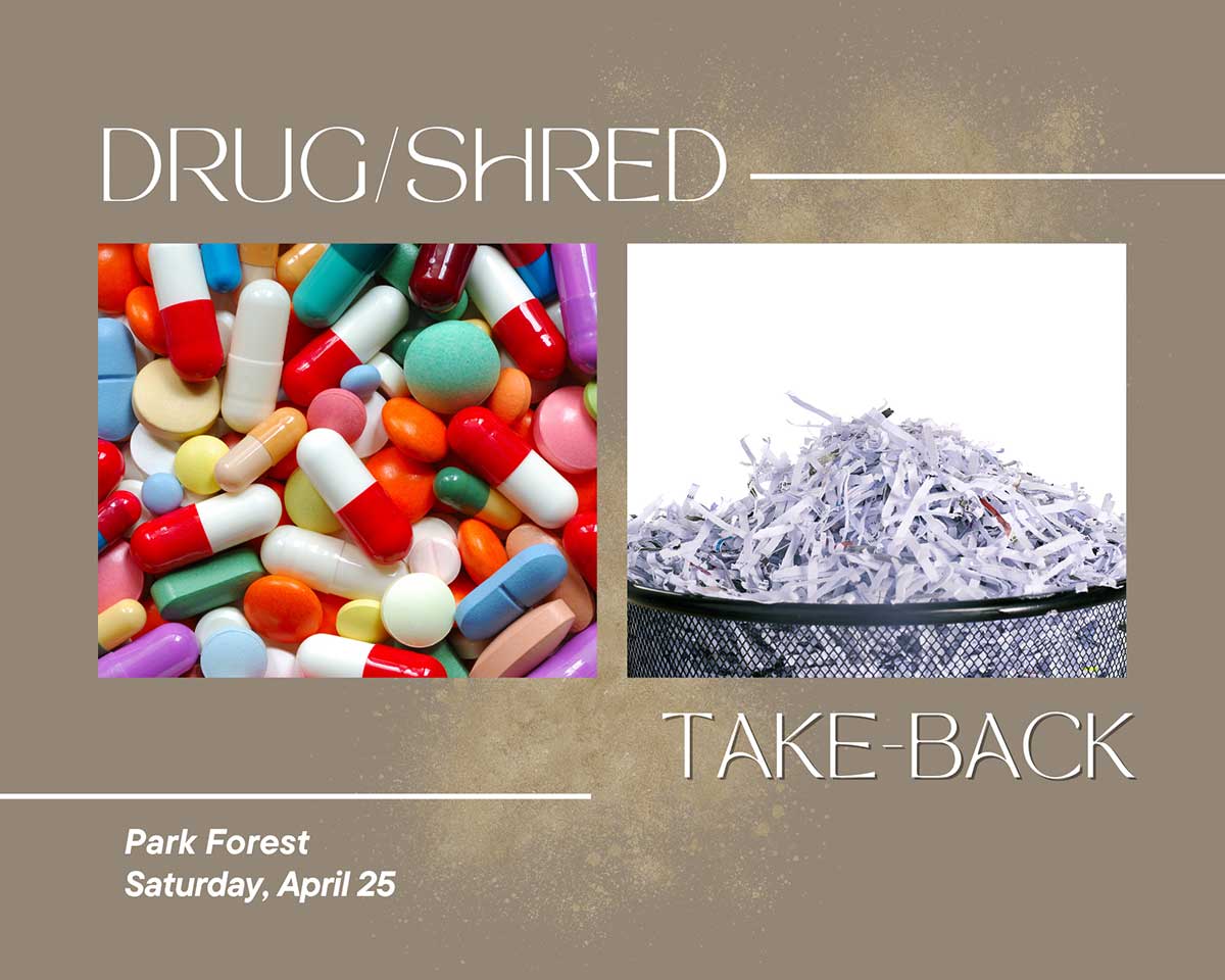 Drug shred take-back
