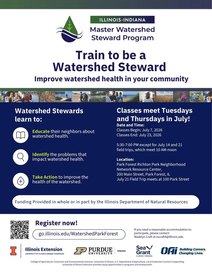 Watershed Steward Program – Park Forest 2026