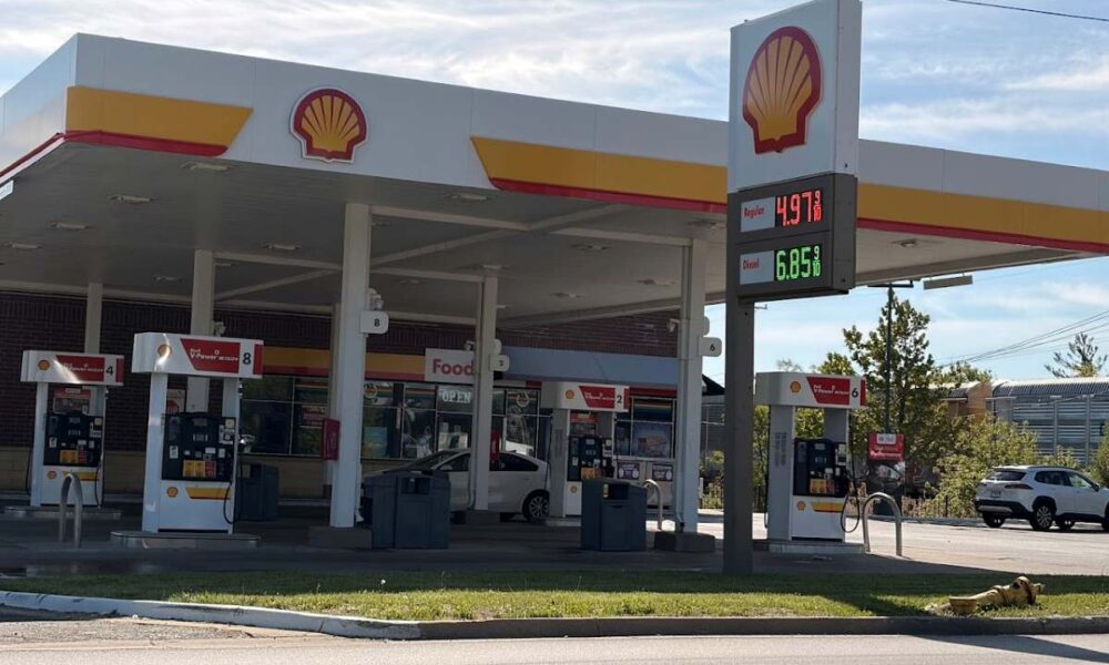 Shell Western Ave. $497 gal., mother was home