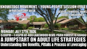 Knowledge Movement – Youth Session #5 led by Attorney Mario A. Reed